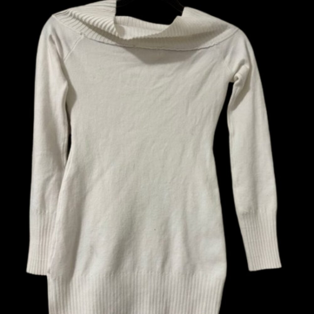 White sweater dress purchased at The Pants Store